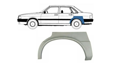 Segment reparatie aripa spate Audi 80 (B2) 8.1978-8.1986 Partea Stanga, Spate, 4 usi