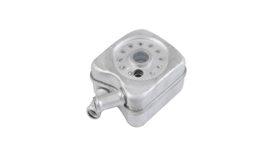 Radiator racire ulei motor, termoflot Audi 80, 09.1991-1996, motor 2.0, 2.6 V6; 2.8 V6, benzina, cv manuala/automata, 90x90x54 mm, garnituri incluse, din aluminiu