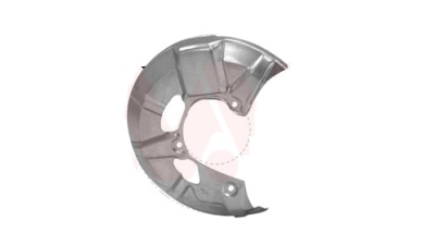 Protectie stropire disc frana Audi 80 (B1/B2), 08.1974-09.1986 , 90/Coupe (B2), 10.84-04.1987 , Vw Passat (B1/B2), 05.1973-03.1988, fata, Dreapta, metal