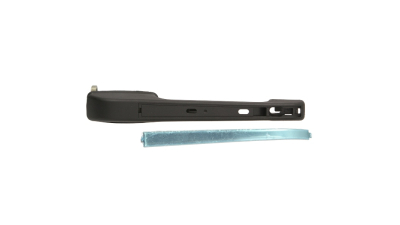 Maner usa exterior Audi 1978-1986, 90/Coupe B2 1984-1987, negru/crom, 813.839.206B, Dreapta