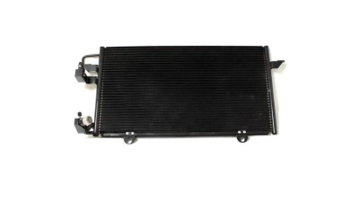 Condensator climatizare Audi 80 (8C, B4), 09.1991-01.1996, 80 (B4) CABRio, 06.1995-08.2000, motor 1.9 TD, 55 kw diesel, full aluminiu brazat, 650(605)x340x16 mm, fara filtru uscator