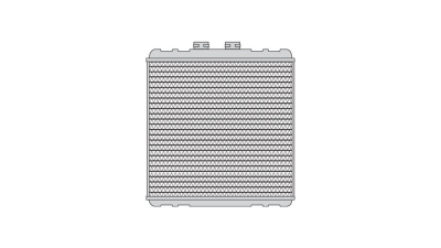 Radiator Incalzire Audi A2 (8Z), 02.2000-07.2005, motor 1.2 TDI, 1.4 TDI, diesel, 1.4, 1.6, benzina, aluminiu brazat/aluminiu, 179x180x32 mm, 