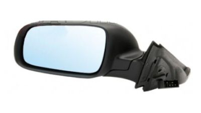 Oglinda exterioara Audi A3 (8L) 01.1996-12.1999 partea stanga View Max Albastra Flat Carcasa Neagra