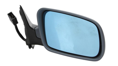 Oglinda exterioara Audi A3 01.2000-04.2003  Modele cu 5usi partea dreapta View Max Albastra Convexa Carcasa pregatita