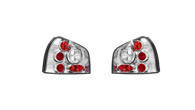 Set stopuri tuning AUDI A3 (8L), 01.1996-04.2003, Taiwan, partea stanga+dreapta, transparent, argintiu;