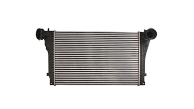 Intercooler Seat Leon (1M), 10.2000-2005, Toledo (1M), 10.2000-2005, motor 1.9 TDI 96/110kw, diesel, cutie manuala, cu/fara AC, aluminiu brazat/plastic, 625x398x32 mm, SRLine, 