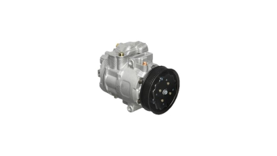 Compresor aer conditionat Audi A2 (8Z), 2000-2005, motorizare 1.2 TDI/1.4 TDI, diesel si 1.4/1.6, benzina, rola curea 110 mm, 6 caneluri, de tip Denso; tip Sanden: 6SEU12C/PXE13
