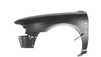 Aripa fata Audi A4 (B5) 1997- 1998 , partea Stanga, cu gaura pentru semnalizare, 8D0821105J, 132401-1