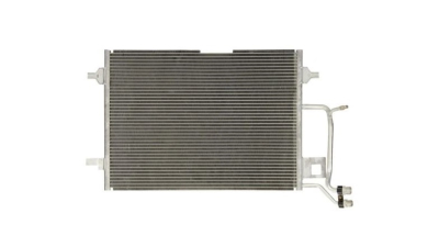 Condensator climatizare VW Passat (B5), 1996-11.2000, motor 1.9 TDI, 74 kw/81 kw diesel, full aluminiu brazat, 607 (575)x406x16 mm, fara filtru uscator