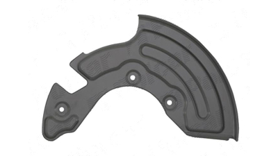 Protectie stropire disc frana Audi A4 (B5), 11.1994-09.2001, fata, Stanga, metal