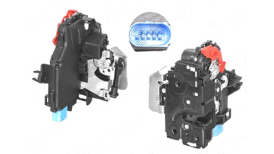 Broasca usa, incuietoare Audi A3 (8p), 05.2003-04.2008 , A4 (B5), 11.1994-09.2001 , A8 (D3), 01.2003-01.2010, usa fata, partea Stanga, cu 9 pini