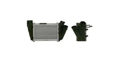Intercooler Audi A4 (B6), 04.2001-05.2006, motor 2.5 TDI 114/120/132kw, diesel, cutie manuala, aluminiu brazat/plastic, 199x189x64 mm, intercooler dreapta