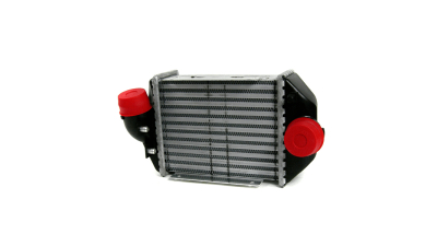 Intercooler Audi A4 (B5), 10.1997-09.2001, motor 2.7 T 196kw, A4 RS4 (B5), 06.2000-09.2001, motor 2.7 T 279kw, benzina, cu/fara AC, aluminiu brazat/plastic, 215x172x64 mm, 