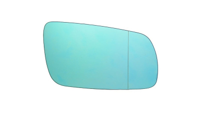 Geam oglinda Audi A3 (8L)1999-2003, A4 B5 1999-09.2001, A6 (C5) 1999-2005, A8 1999-2002-  partea dreapta fixare banda adeziva Best Auto Vest Crom Convexa