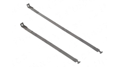 Set suport fixare Rezervor combustibil Audi 100/200 (C3), 10.82-12.1991 , 100 (C4), 12.1990-05.1994, A6 (C4), 07.1994-10.1997, spate, benzina, metal