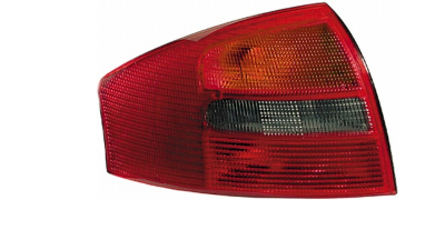Stop spate lampa Audi A6 (C5), 05.1997-05.2001 Sedan, omologare ECE, fumuriu, fara suport bec, partea Stanga
