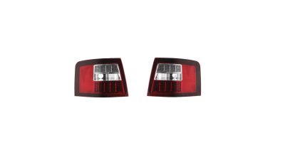 Set stopuri tuning AUDI A6 (C5), 05.1997-01.2005, model COMBI, Taiwan, partea stanga+dreapta, LED; transparent; cu locas bec;