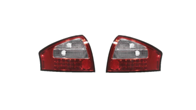 Set stopuri tuning AUDI A6 (C5), 05.1997-01.2005, model SEDAN, Taiwan, partea stanga+dreapta, LED; transparent;
