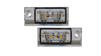 Set lampa numar AUDI A4 (B5), 01.1999-09.2001 COMBI, versiunea japoneza, A6 (C5), 05.1997-01.2005 Sedan, Stanga+Dreapta, LED; tuning;