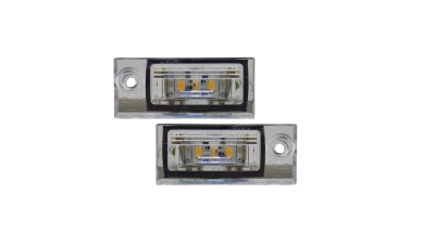 Set lampa numar AUDI A4 (B5), 01.1999-09.2001 COMBI, versiunea japoneza; A6 (C5), 05.1997-01.2005 model SEDAN, EU, partea stanga+dreapta, LED; tuning;
