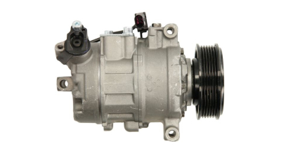 Compresor aer conditionat Audi A8 (D3), 09.2005-07.2010, motorizare 4.2 TDI, diesel, rola curea 100 mm, 6 caneluri, de tip Denso: 6SEU14C