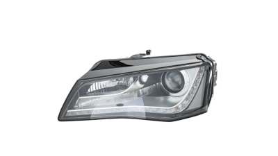 Far AUDI A8 (D4/4F), 12.2009-11.2013, HELLA, fata, partea stanga, cu lumina dinamica pentru viraje; cu lumina pentru viraje statica;tip bec D3S+H7+LED+PSY24W; electric; fara bec descarcare; fara ballast; cu motor;