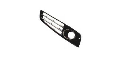 Grila bara fata Audi A8 (4f/D4), 12.2009-11.2013, Crom/Negru, Fara Gauri Faruri Ceata, parte montare Grila bara fata, stanga, 133027-1, Aftermarket