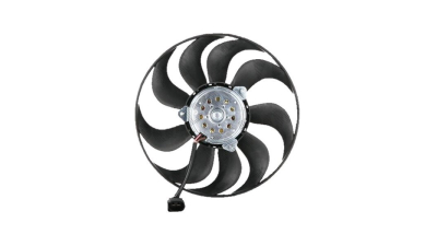GMV ventilator radiator VW Touran (1T), 2003-2010, motor 2.0, benzina, 2.0 TDI, diesel, cutie manuala/automata, cu AC/fara AC, 220 W; 295 mm; 2 pini, tip Temic