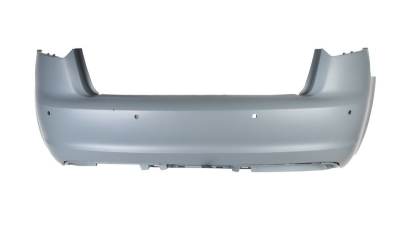 Bara spate Audi A3 (8p), 05.2003-04.2008, Model 5 Usi, Sportback, cu gauri pentru Senzori de parcare (PDC); grunduit, 8P4807303HGRU; 8P0807303HGRU, Aftermarket