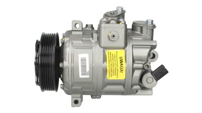 Compresor aer conditionat Audi A3 (8P), 07.2003-05.2009, motorizare 3.2 V6, benzina, rola curea 110 mm, 6 caneluri, de tip Denso: 7SEU17C