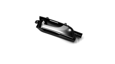 Maner deschidere usa interioara Audi A3 (8p), 05.2003-10.2012, Fata partea Dreapta, negru; maner silver, Aftermarket
