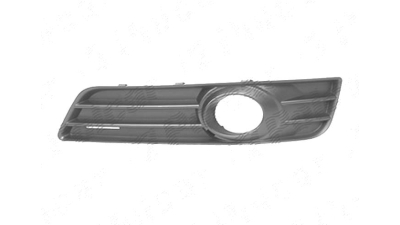 Grila bara Audi A3 (8p) 04.2008-10.2012, Fata, Dreapta, Cu gaura pentru proiector, partial inchisa, 8P0807682E9B9