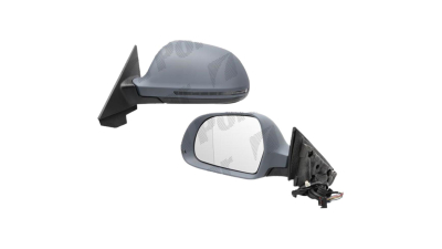 Oglinda exterioara Audi A3 (8P) 04.2008-10.2012 Model cu 5Usi,partea stanga View Max Crom Asferica Carcasa pregatita, electrica cu semnalizare, 8pini