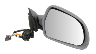 Oglinda exterioara Audi A3 (8P) 04.2008-10.2012 Model cu 5Usi,partea Dreapta View Max Crom Asferica Carcasa pregatita, electrica cu semnalizare, 8pini