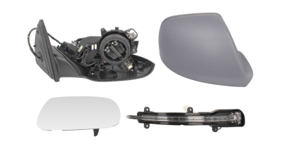 Oglinda usa exterioara Audi A3 (8p), 2010-10.2012, 5 Usi, partea Dreapta, reglare electrica; grunduit; incalzit; sticla asferica; geam cromat; rabatabil; 10 pini; cu Lucas, SRL