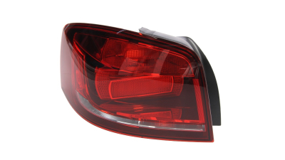 Stop spate lampa Audi A3 (8p), 04.2008-10.2012, cu 3 usi, omologare ECE, spate, fara suport bec, carcasa neagra, 8P3945095B, Stanga