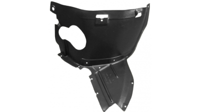 Carenaj roata Audi A3 (8p), 04.2008-10.2012, punte Fata, partea Stanga, Polietilena, Aftermarket