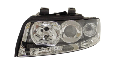 Far Audi A4 (B6), 11.2000-11.2004, partea Stanga, tip bec H7+H7+PY21W+W5W; electric; fara motor, DEPO
