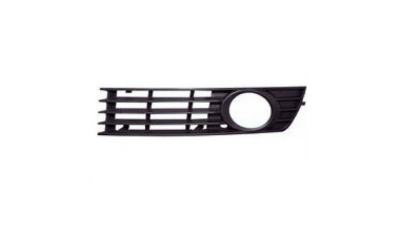 Grila bara fata Audi A4 (B6), 11.2000-11.2004, Dreapta, 8E0807682A, 133427-2 cu locas pentru proiectoare