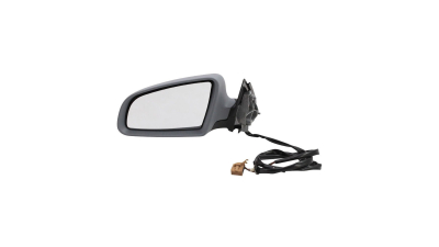 Oglinda exterioara Audi A4 (B6) 11.2000-11.2004 partea stanga Best Auto Vest Crom Asferica Carcasa pregatita, 7 pini