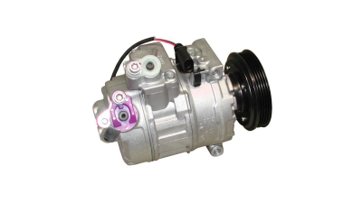 Compresor aer conditionat Audi A4 (B6), 05.2001-12.2004, motorizare 1.9 TDI 74kw, diesel; A4 (B6), 11.2000-12.2004, 1.9 TDI 96kw, diesel, rola curea 110 mm, 4 caneluri, de tip Denso: 7SEU16C