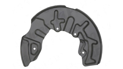 Protectie stropire disc frana Audi A4 (B6), 11.2000-11.2004, fata, Dreapta, metal