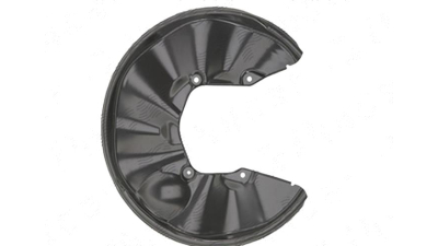 Protectie stropire disc frana Audi A4 (B6), 11.2000-11.2004, Spate, Stanga, metal