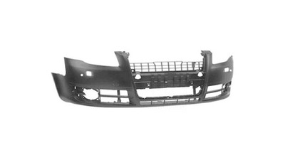 Bara fata Audi A4 (B7), 11.2004-03.2008, grunduita, cu gauri pentru senzori de parcare si spalatoare faruri, 
