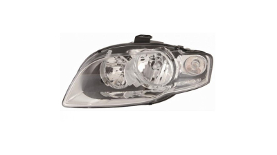 Far Audi A4 (B7) 09.2006-03.2008 TYC fata stanga tip bec H7+H7 semnalizare alba