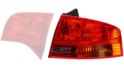 Stop spate lampa Audi A4 (B7), 11.2004-03.2008, Sedan, partea Dreapta, exterior;tip bec P21W; fara soclu bec ; Omologare: ECE, DEPO