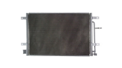 Condensator climatizare Seat Exeo, 2009-2013, motor 1, 6; 1.8 TSI, 2, 0 TSI benzina; 2.0 TDI, diesel, full aluminiu brazat, 610 (570)x407x16 mm, fara filtru uscator