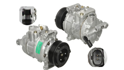 Compresor aer conditionat Audi A5 Sportback (B8), 2007-2016, motorizare 2.0 TDI 105kw, diesel, rola curea 100 mm, 6 caneluri, de tip Denso: 6SEU14C