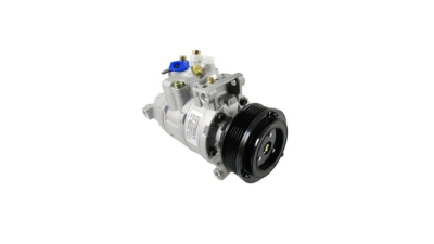 Compresor aer conditionat Audi A4/A4 Allroad (B8), 2008-2015, motorizare 2.0 TDI, diesel si 2.0 TFSI, benzina, rola curea 100 mm, 6 caneluri, de tip Denso: 6SEU14C
