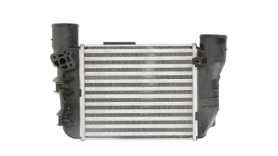 Intercooler Audi A4 (B6), 08.2002-10.2004, motor 1.8 T 140kw, benzina, cu/fara AC, aluminiu brazat/plastic, 215x194x65 mm, J.Deus, intercooler stanga 